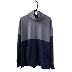 Zelos Flex Turtleneck Long-Sleeve Tee Blue Size L